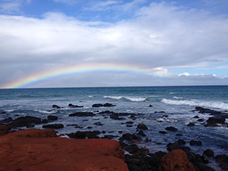 Beach and Rainbow - read the blog
